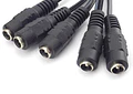 Conectores macho y hembra 12V CC para CCTV y LED
