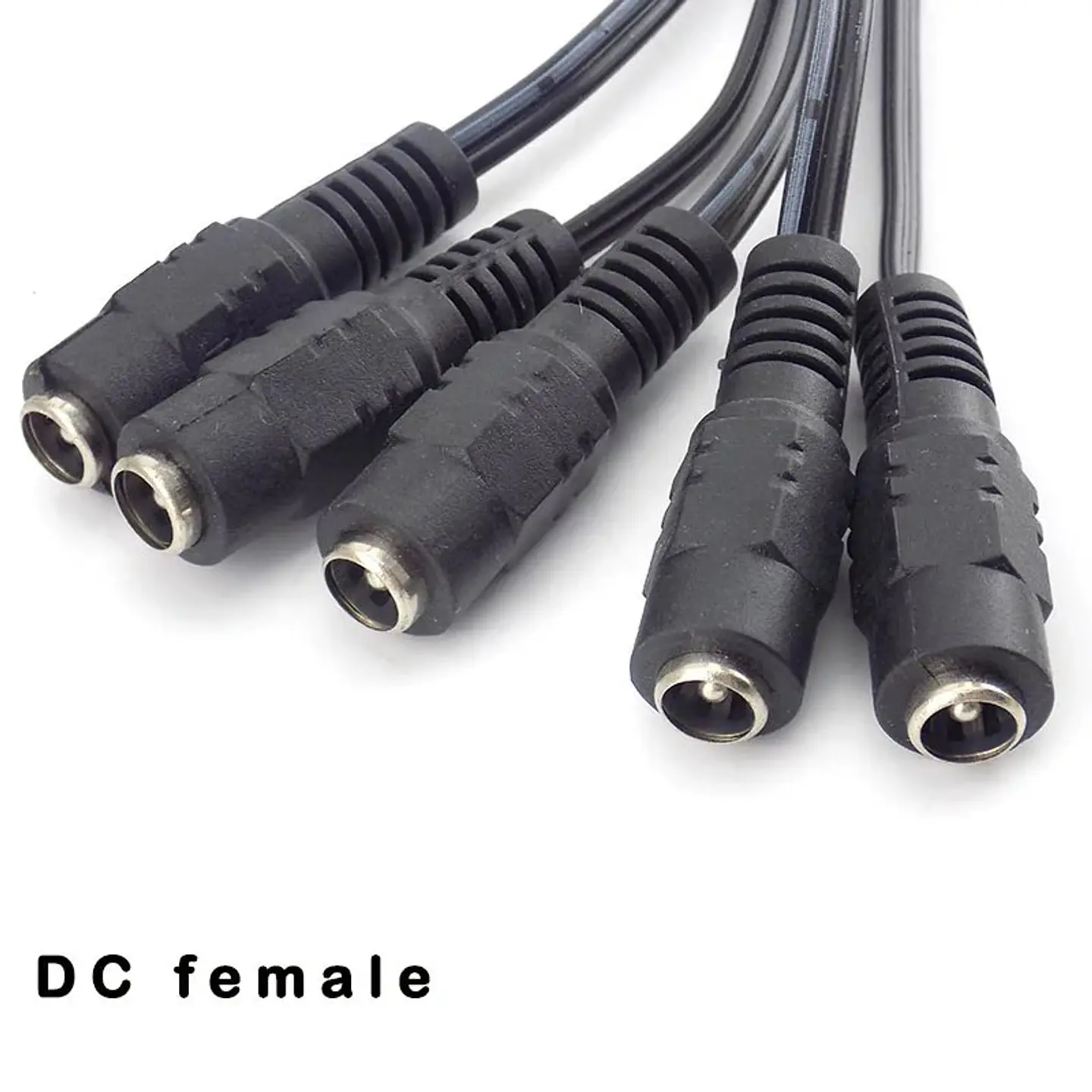 Conectores macho y hembra 12V CC para CCTV y LED 5