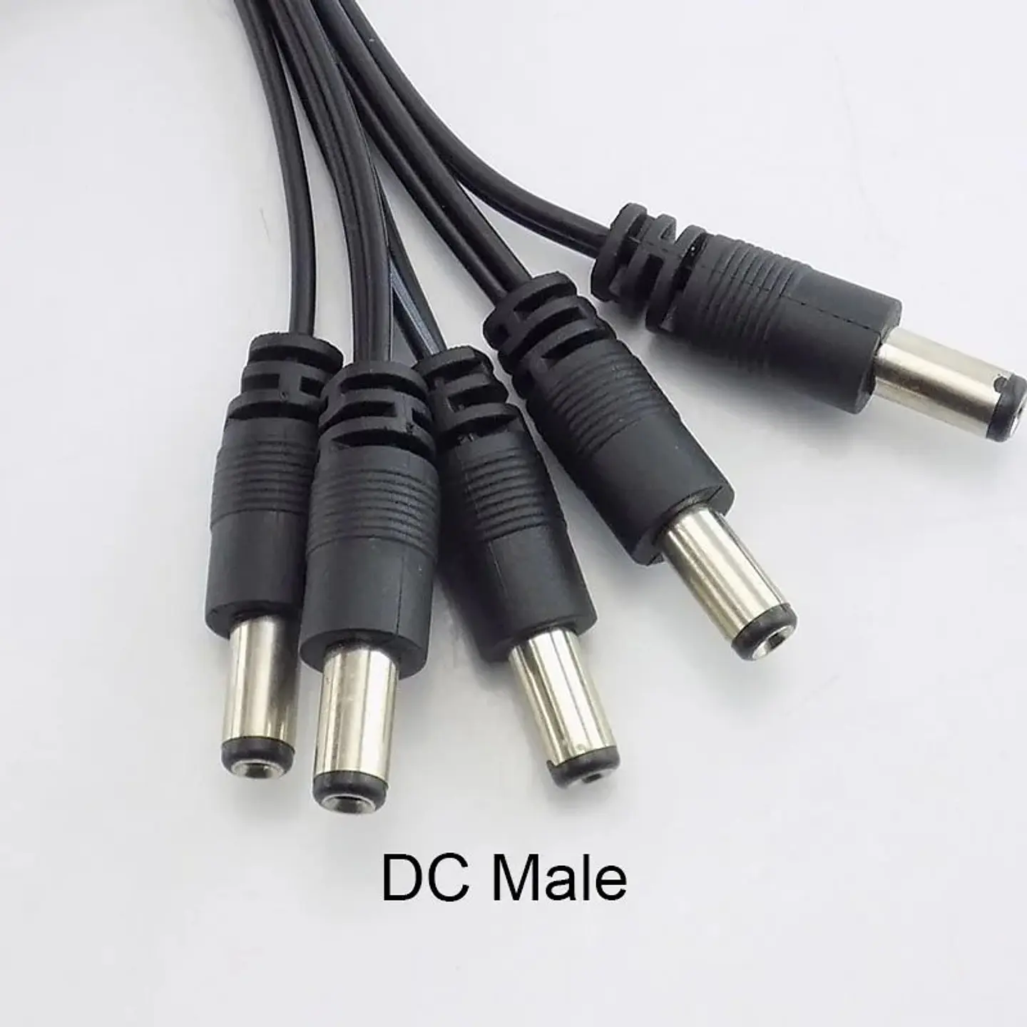 Conectores macho y hembra 12V CC para CCTV y LED 6