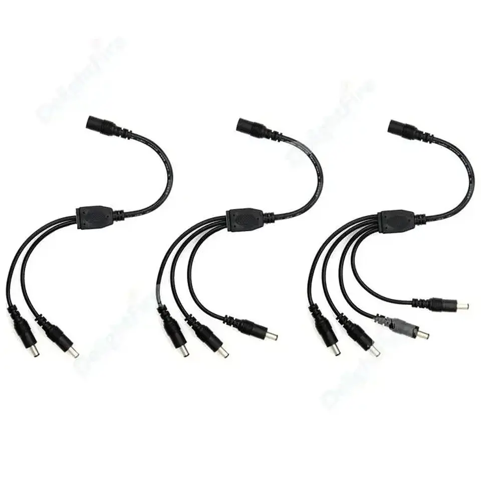 Conector divisor de alimentación DC 5.5x2.1mm 1