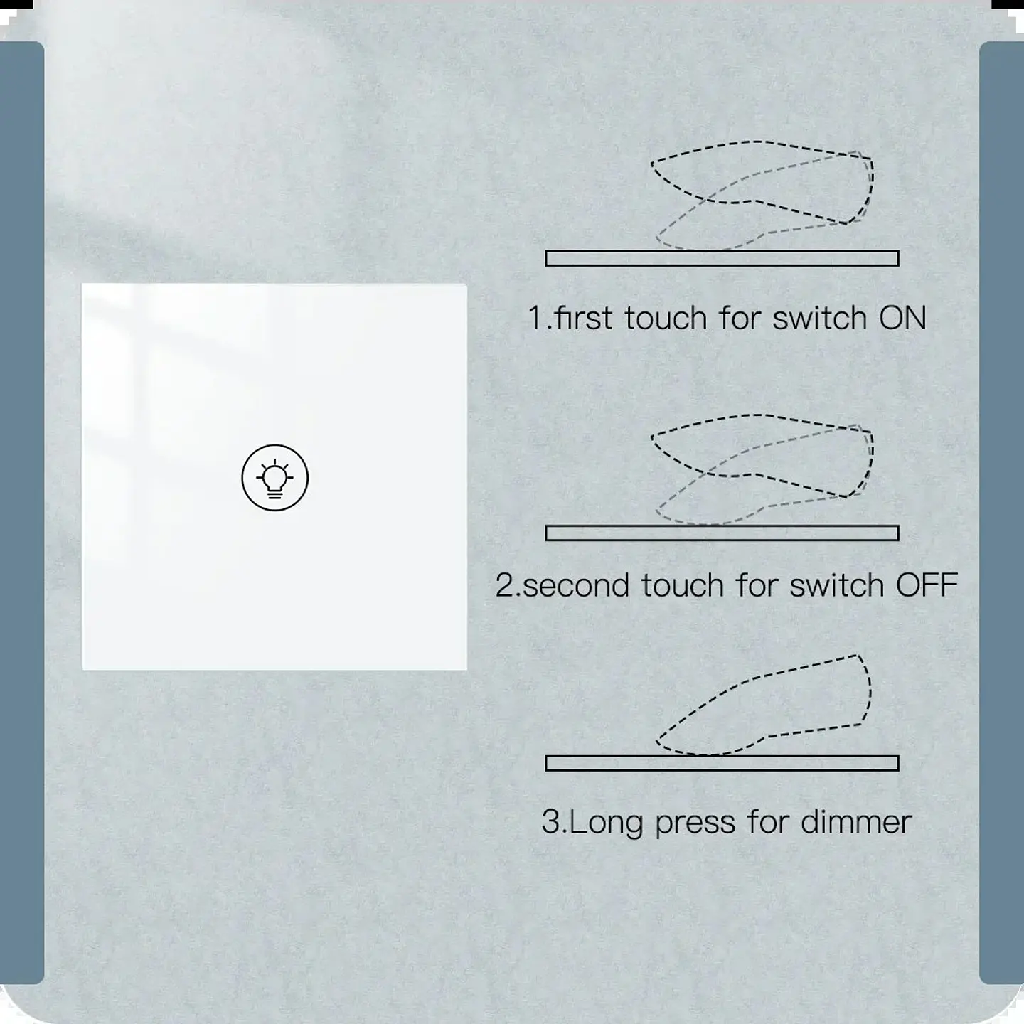 Interruptor atenuador de luz inteligente ZigBee 2