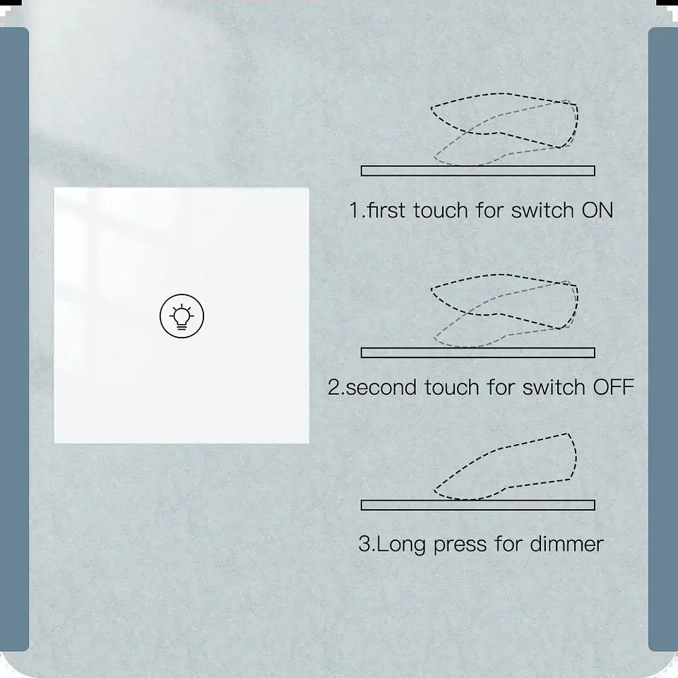 Interruptor atenuador de luz inteligente ZigBee 2