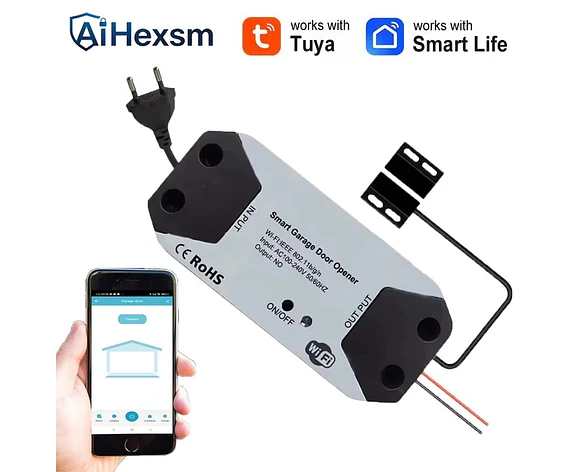 Controlador inteligente de puerta de garaje WiFi