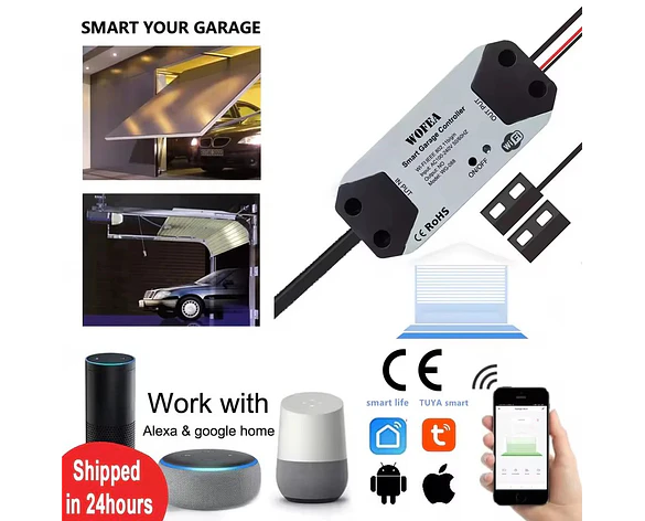 Controlador inteligente de puerta de garaje WiFi
