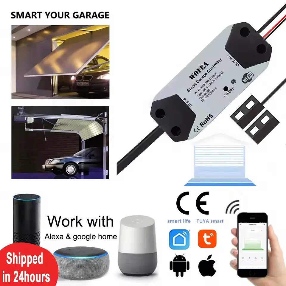 Controlador inteligente de puerta de garaje WiFi 3
