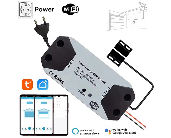 Controlador inteligente de puerta de garaje WiFi