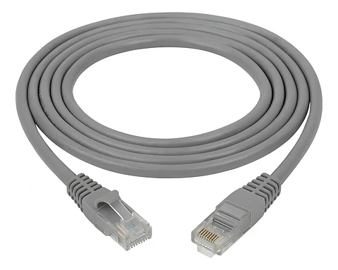 Cable UTP CAT 6 red con Conector RJ45 de 4 Pares Gris por metros 100% Cobre