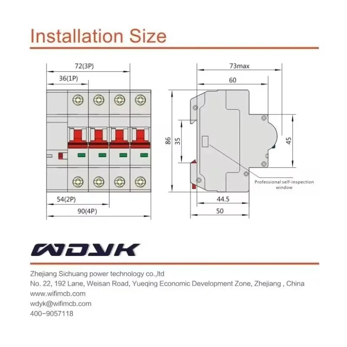 Disyuntor Inteligente WiFi 16A Control Remoto 6