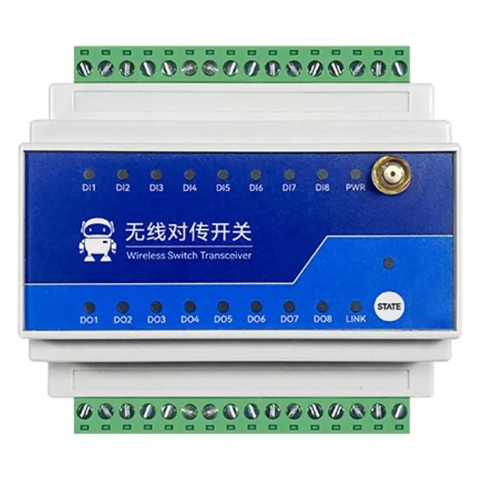 Interruptor de relé inalámbrico LoRa 8 vías 10KM 4