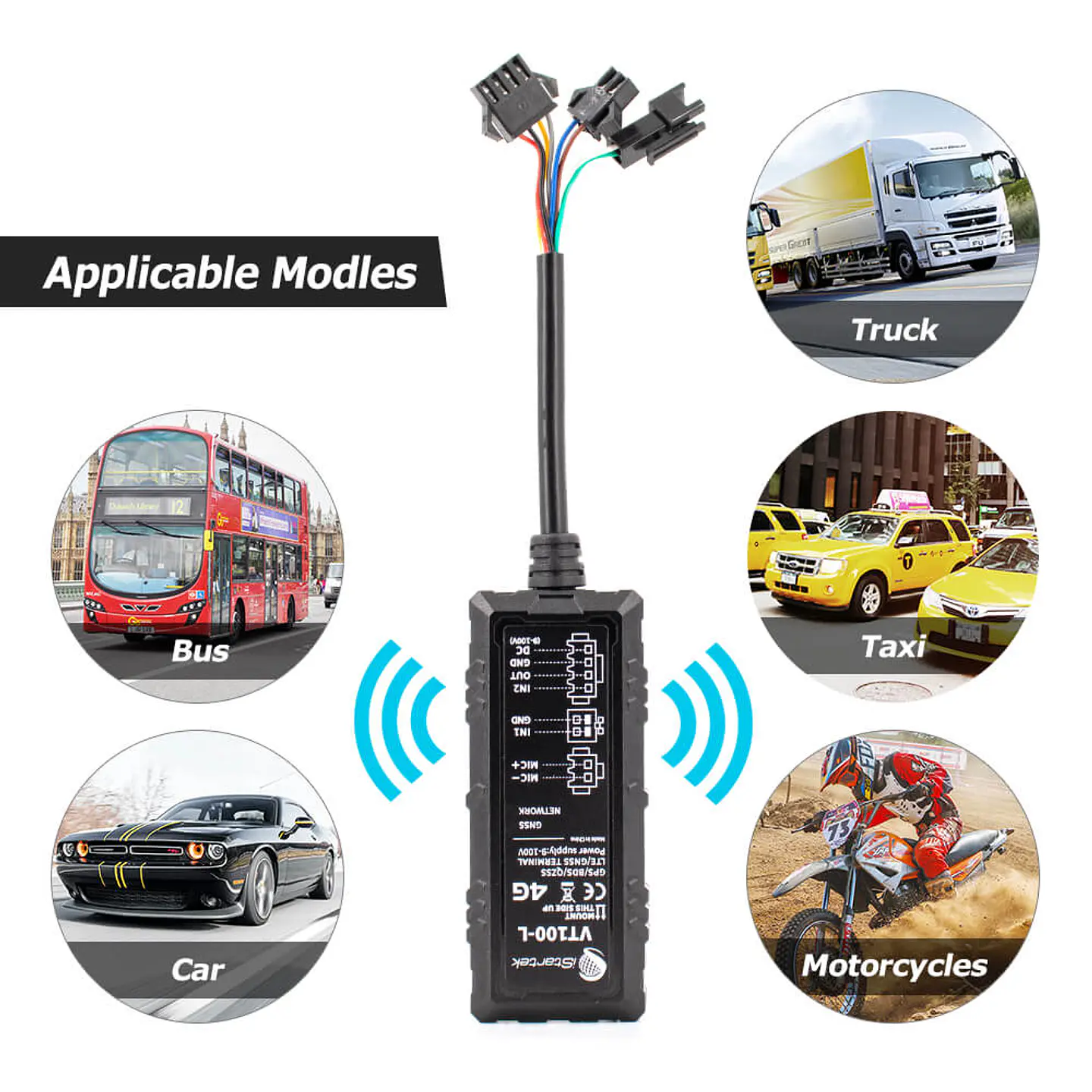 Rastreador GPS 4G para Vehículo iStartek VT100-L — Corte de Motor, Antirrobo, Tiempo Real 3