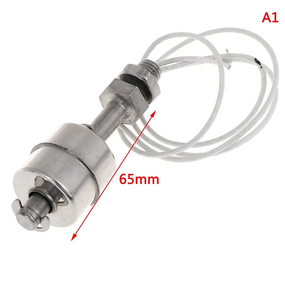 Interruptor de Nivel de Agua con Flotador Vertical de Acero Inoxidable 7