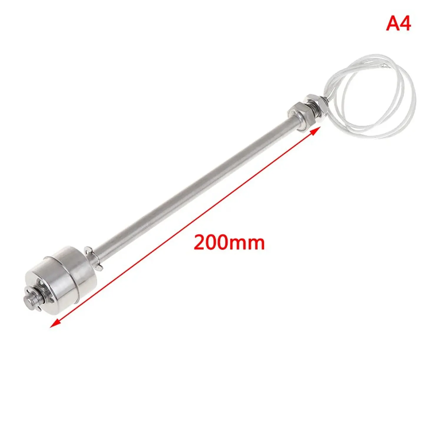 Interruptor de Nivel de Agua con Flotador Vertical de Acero Inoxidable 9