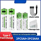 Baterías Recargables de Litio USB Tipo-C 1.5V AA y AAA Alta Capacidad - Miniatura 8
