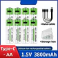 Baterías Recargables de Litio USB Tipo-C 1.5V AA y AAA Alta Capacidad - Miniatura 12