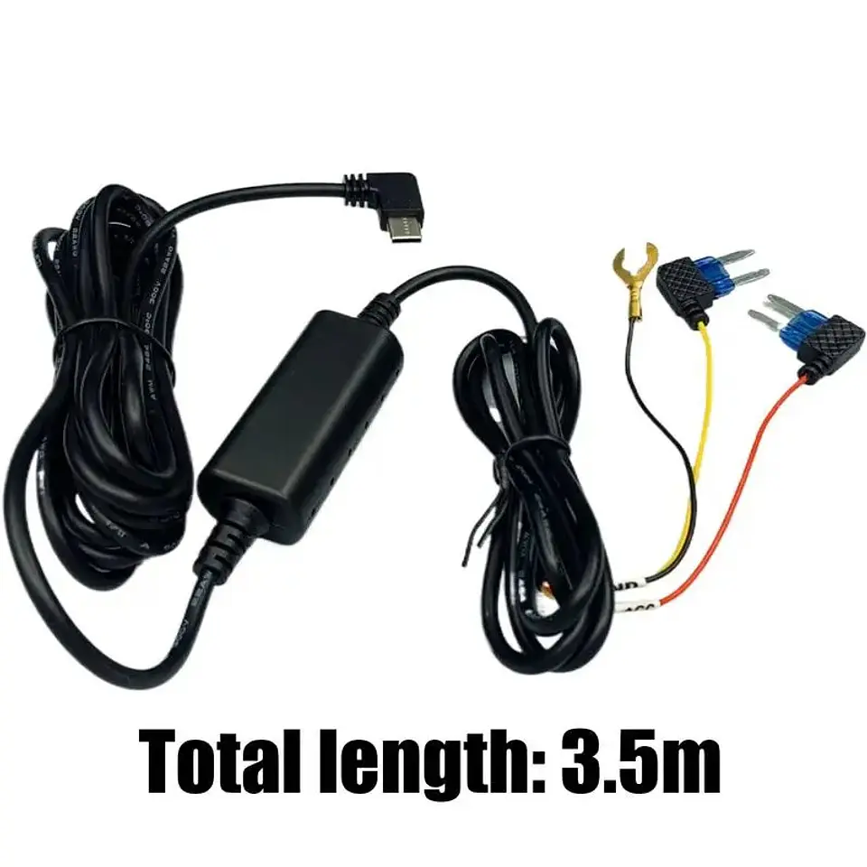 Kit Hardwire 12V/24V a 5V USB-C con Fusible – Alimentación Fija para GPS y Cámaras Vehiculares 3