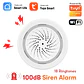 Sirena de Alarma WiFi Inteligente para Seguridad del Hogar - Miniatura 1