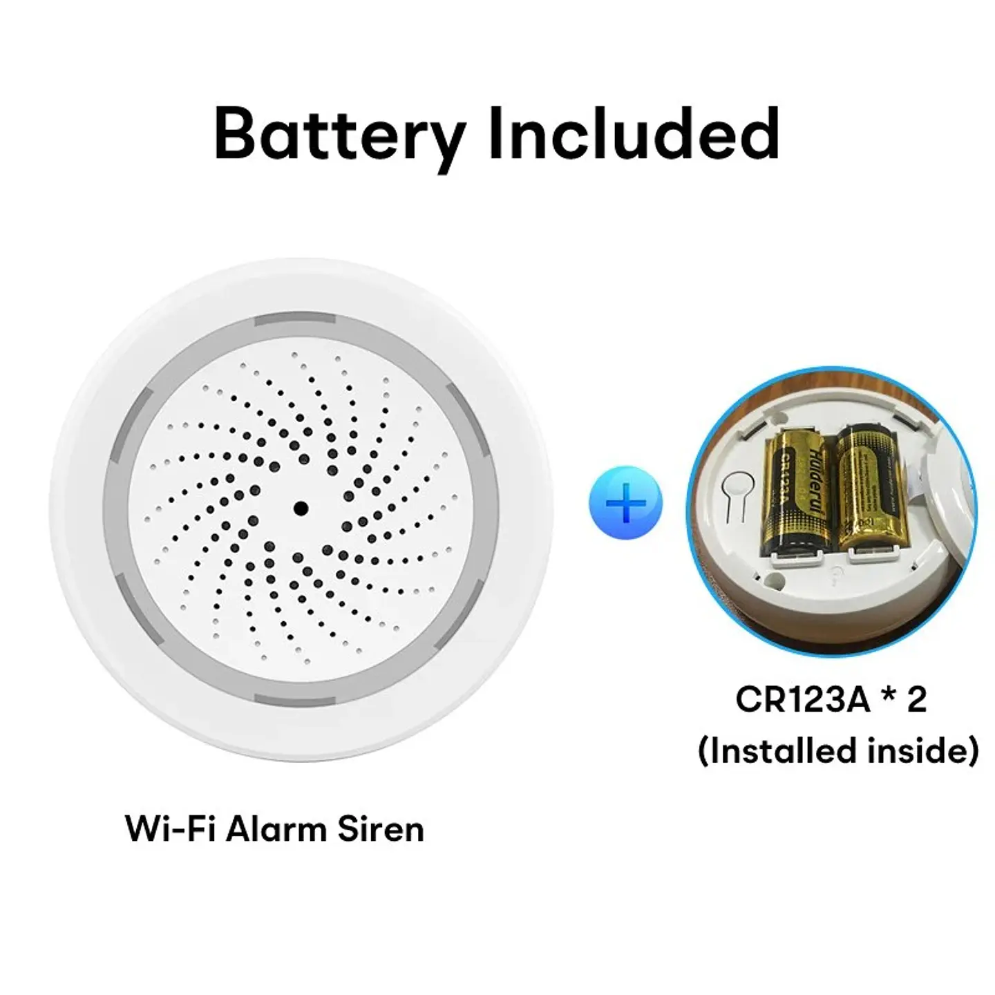 Sirena de Alarma WiFi Inteligente para Seguridad del Hogar 8