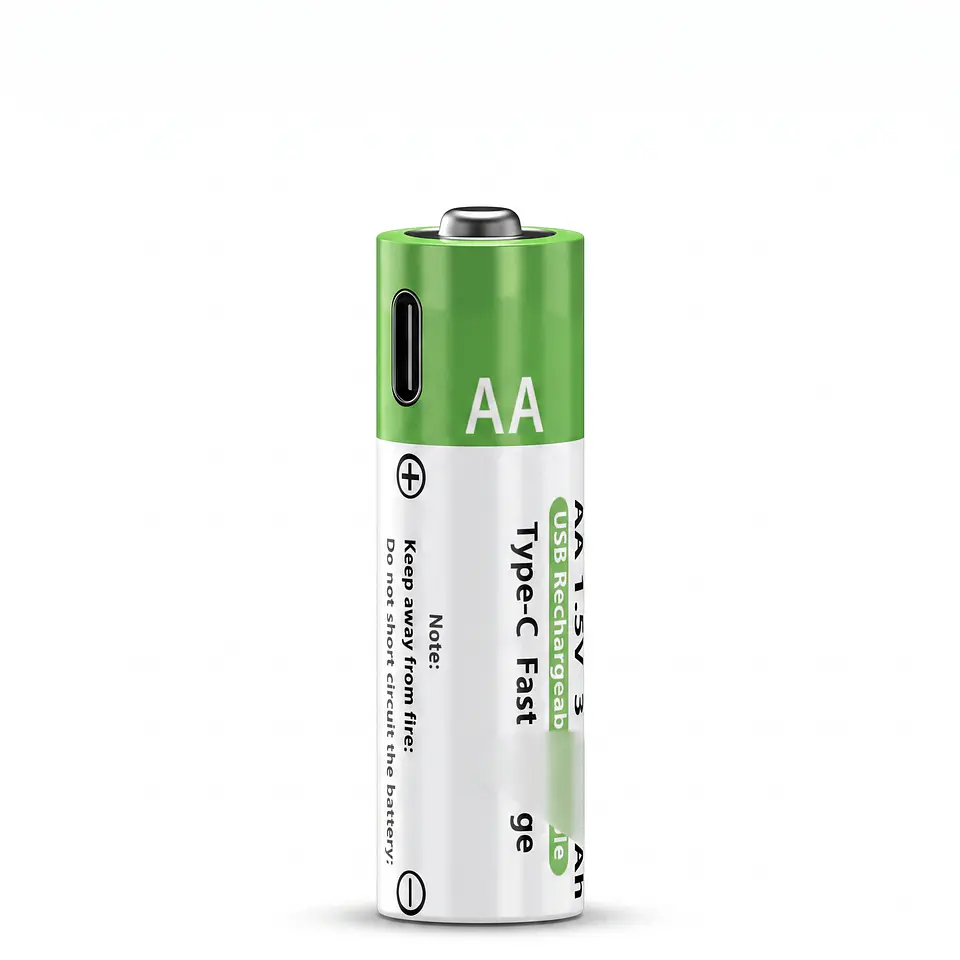 Baterías Recargables de Litio AA y AAA 1,5V con Carga USB-C 3