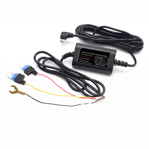 Kit Hardwire 12V/24V a 5V USB-C con Fusible – Alimentación Fija para GPS y Cámaras Vehiculares