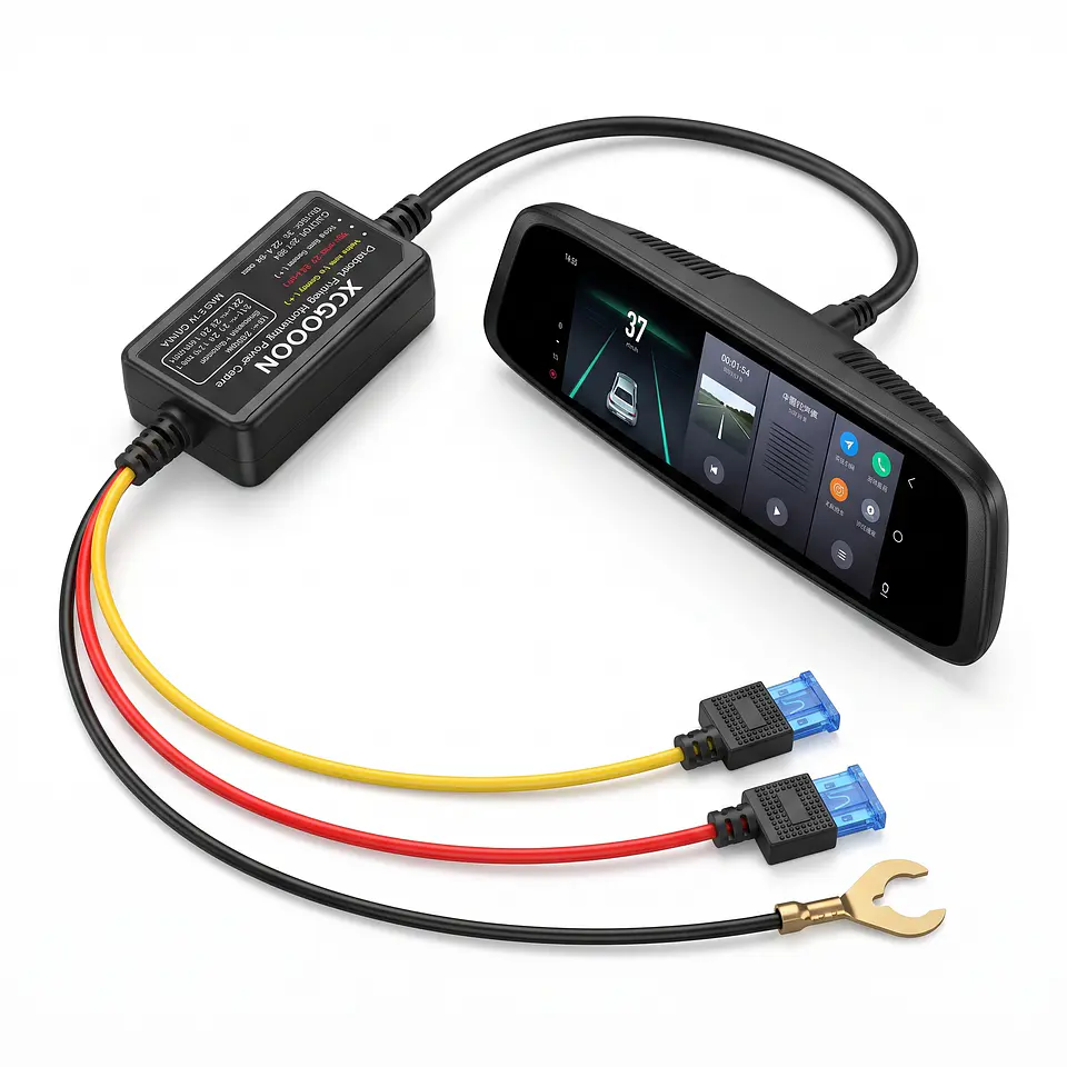 Kit Hardwire 12V/24V a 5V USB-C con Fusible – Alimentación Fija para GPS y Cámaras Vehiculares 2