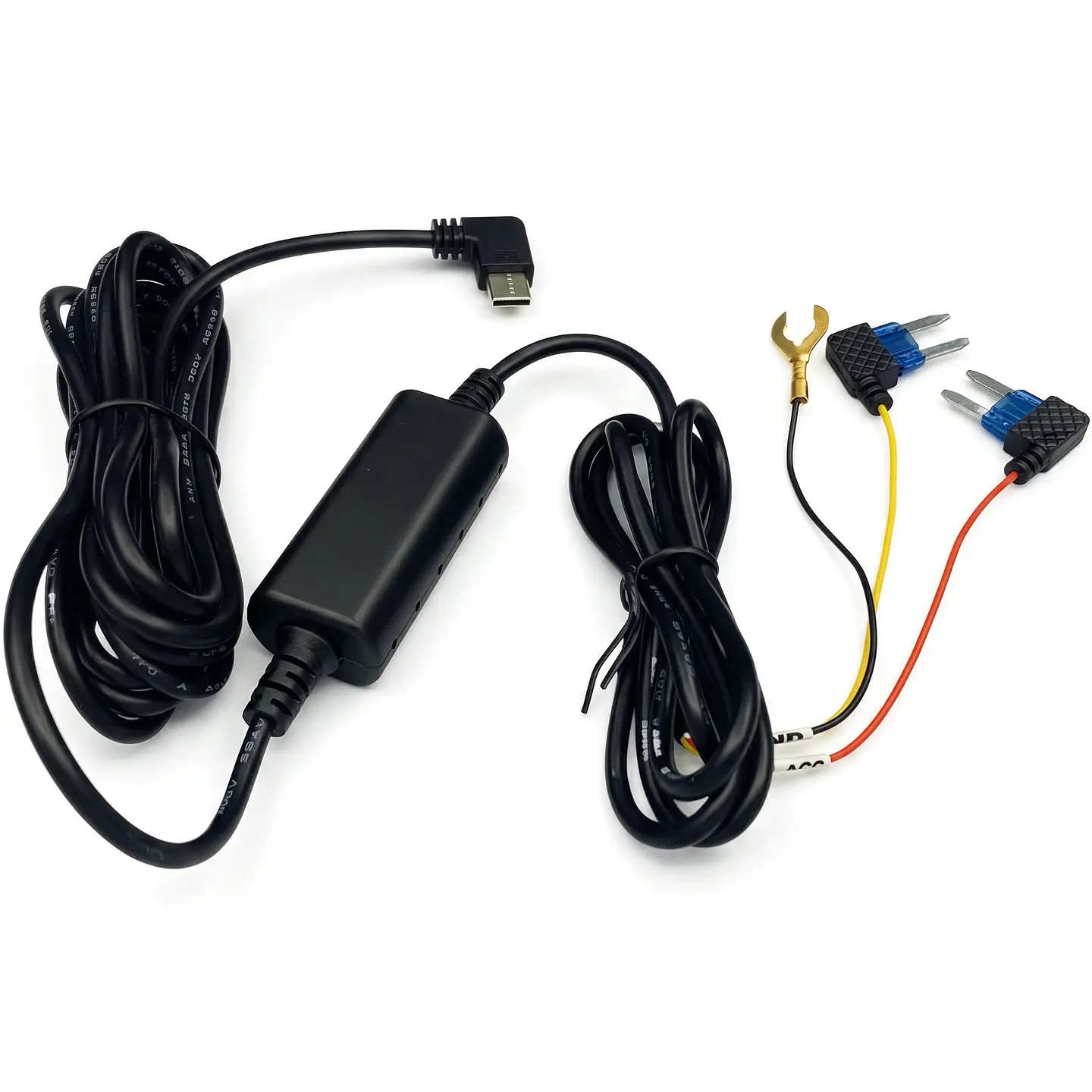 Kit Hardwire 12V/24V a 5V USB-C con Fusible – Alimentación Fija para GPS y Cámaras Vehiculares 3
