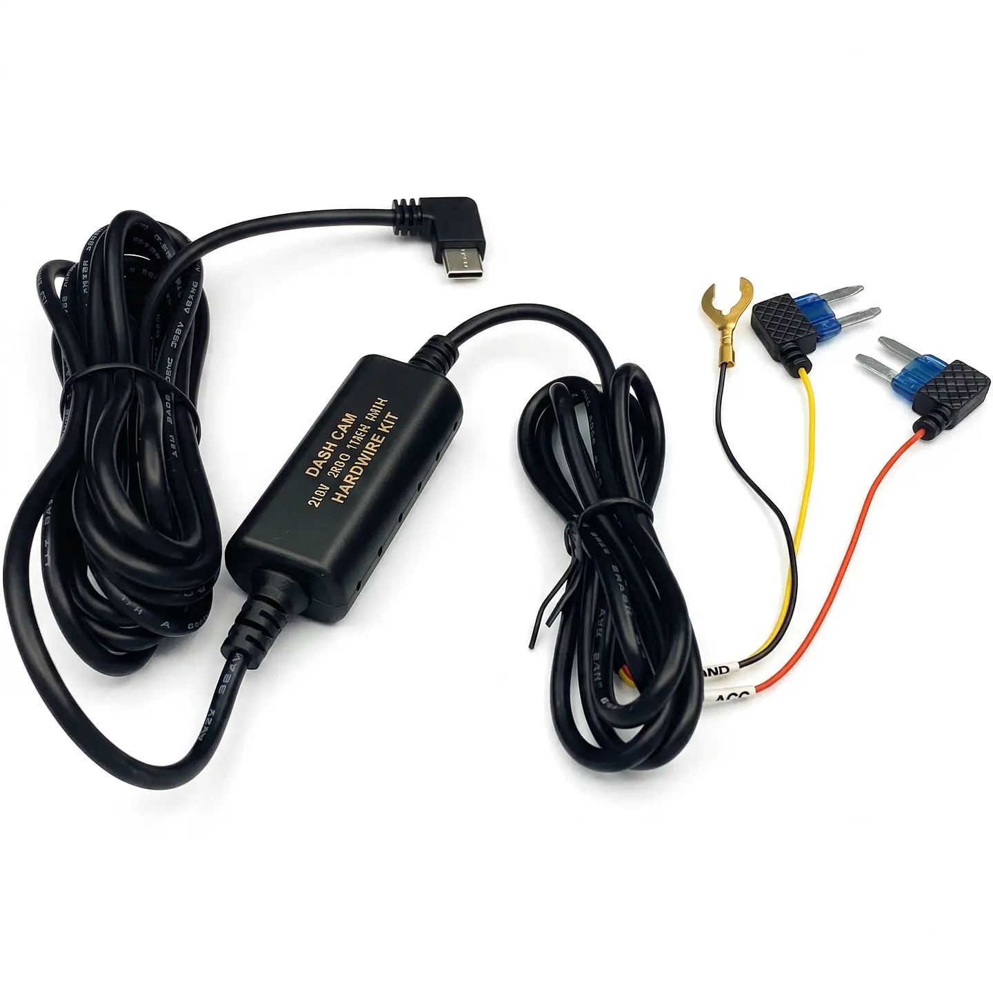 Kit Hardwire 12V/24V a 5V USB-C con Fusible – Alimentación Fija para GPS y Cámaras Vehiculares 7