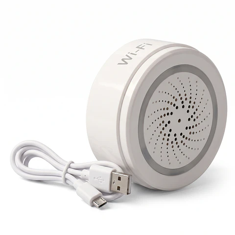 Sirena de Alarma WiFi Inteligente para Seguridad del Hogar