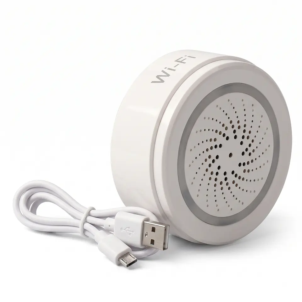 Sirena de Alarma WiFi Inteligente para Seguridad del Hogar 2