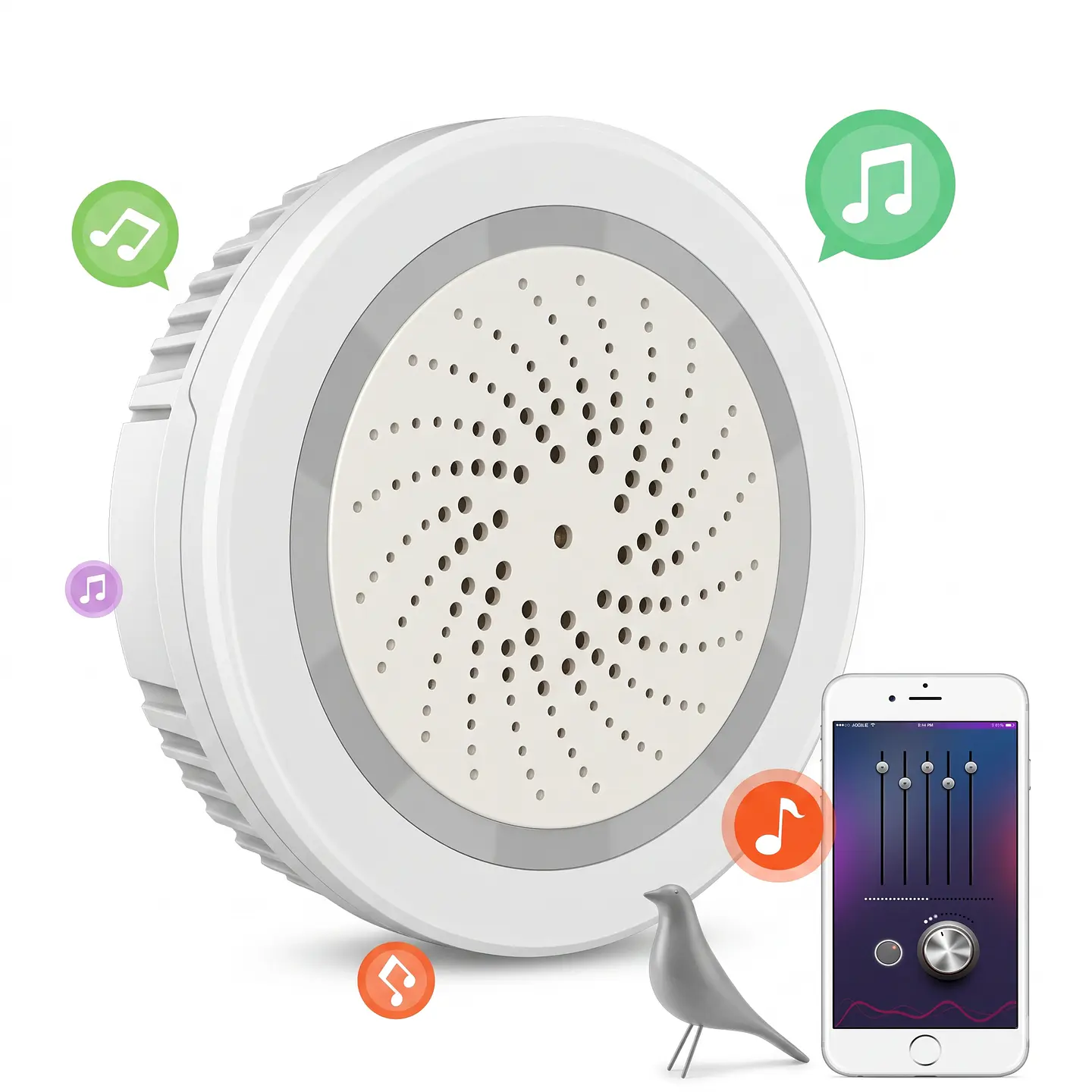Sirena de Alarma WiFi Inteligente para Seguridad del Hogar 4