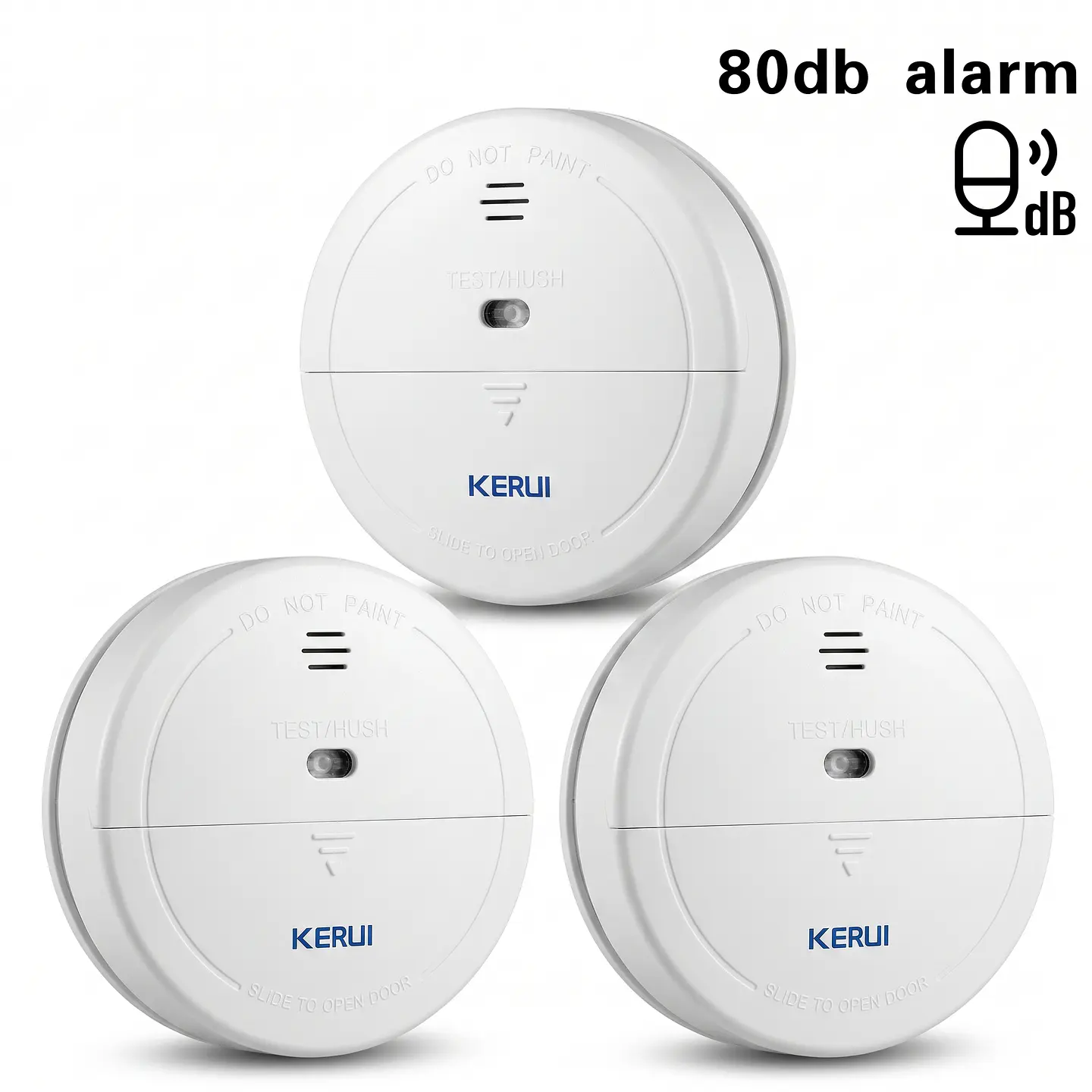 Detector de Humo y Calor Inalámbrico 433MHz para alarma 1