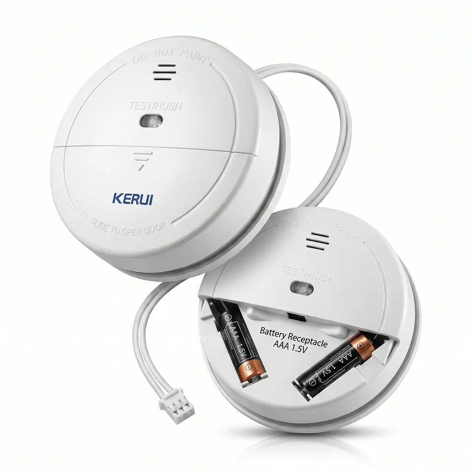 Detector de Humo y Calor Inalámbrico 433MHz para alarma 5