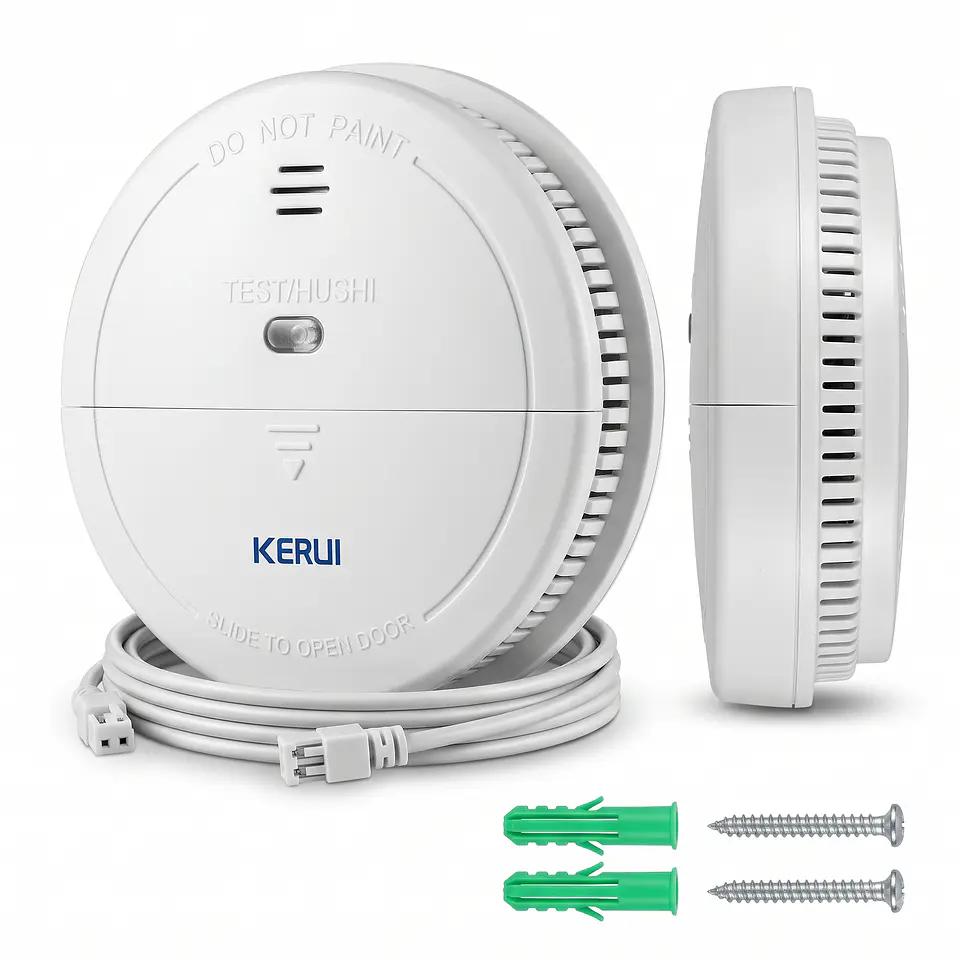 Detector de Humo y Calor Inalámbrico 433MHz para alarma 6