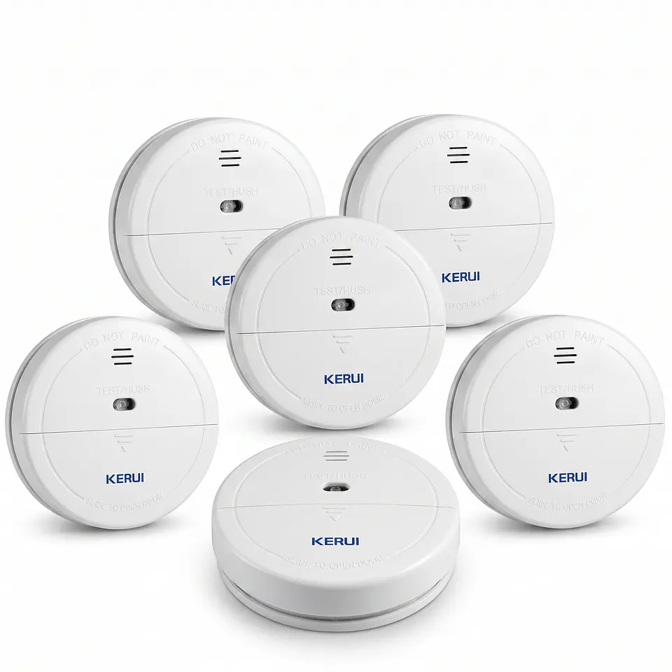 Detector de Humo y Calor Inalámbrico 433MHz para alarma 7