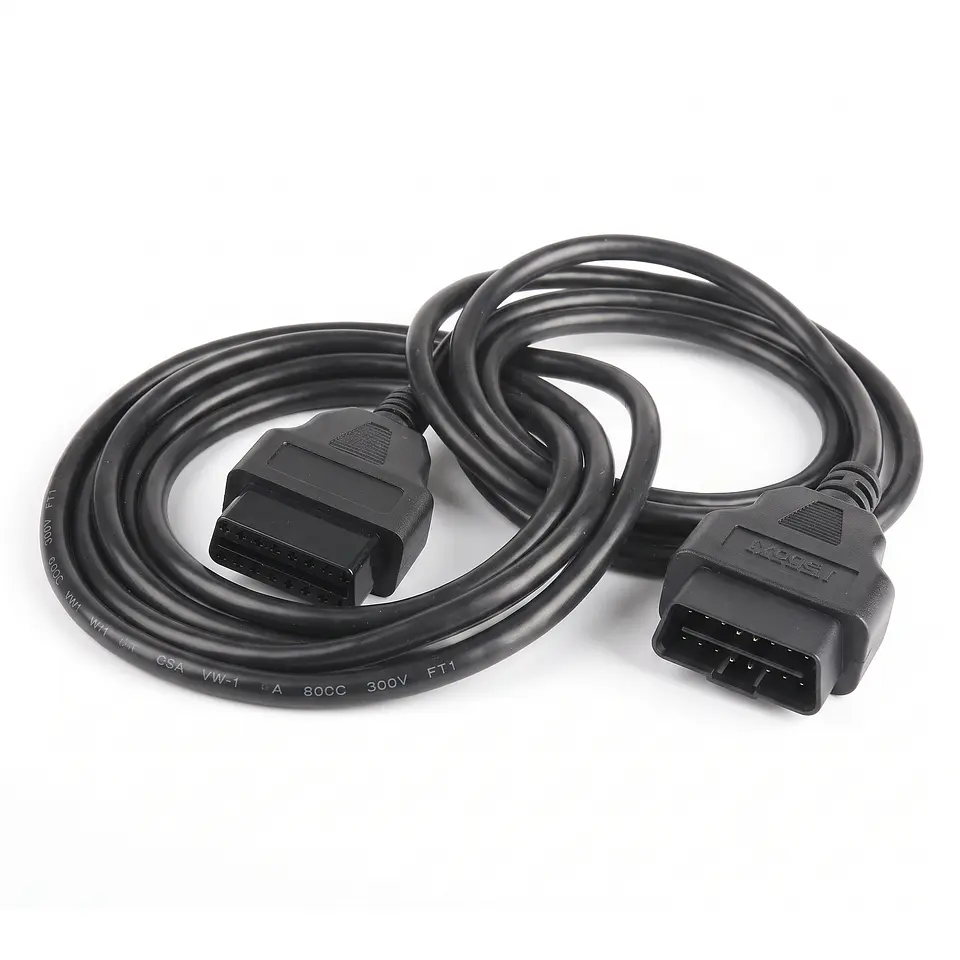 Cable de Extensión OBD2 Macho a Hembra 16 Pines 3m 3