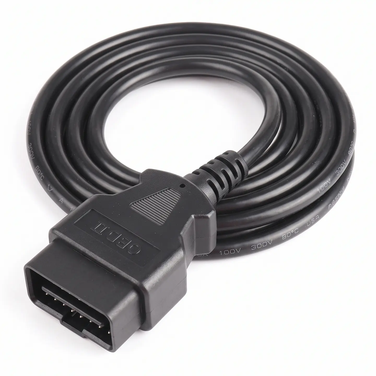 Cable de Extensión OBD2 Macho a Hembra 16 Pines 3m 4