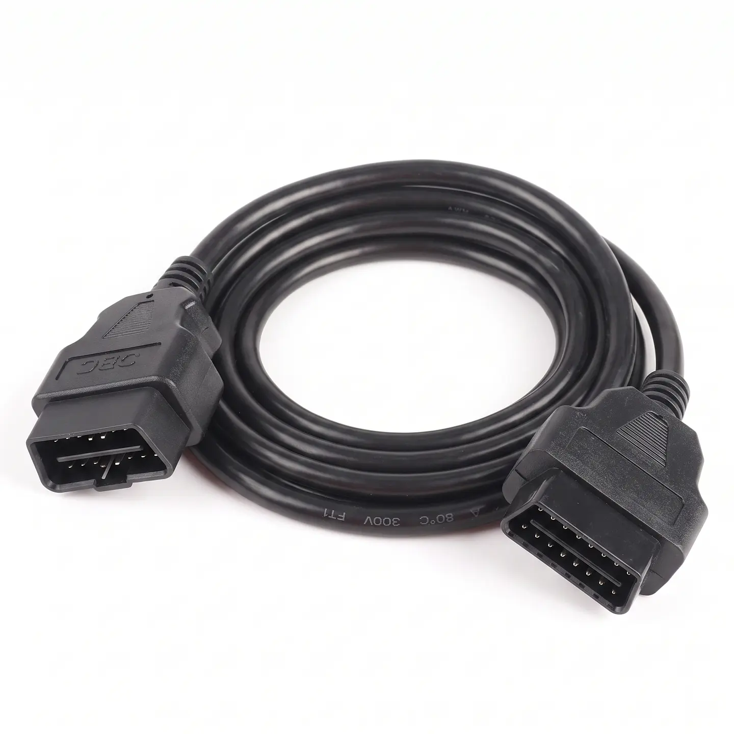 Cable de Extensión OBD2 Macho a Hembra 16 Pines 3m 6