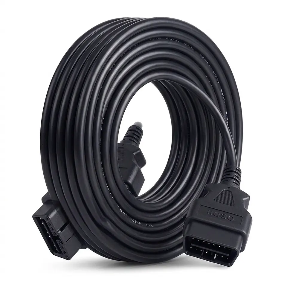 Cable de Extensión OBD2 Macho a Hembra 16 Pines 3m 7