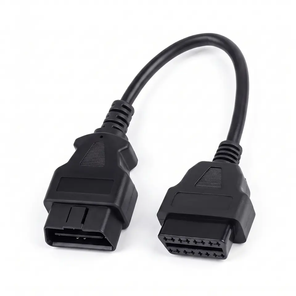 Cable de Extensión OBD2 Macho a Hembra 16 Pines 3m 9