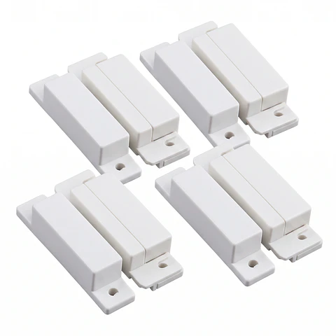 Sensor Magnético Puerta y Ventana Alámbrico - Pack 5 Unidades