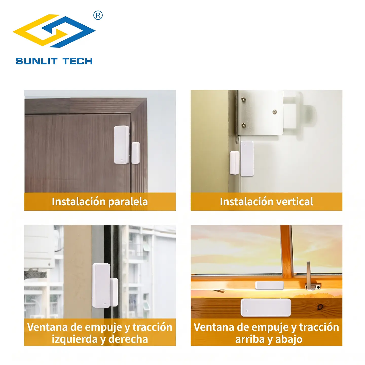 Sensor magnético inalámbrico para puerta y ventana 5