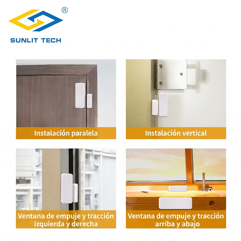Sensor magnético inalámbrico para puerta y ventana 5