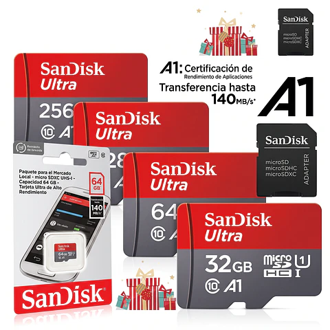 Tarjeta Micro SD 128GB UHS-I A1 para cámaras y dispositivos