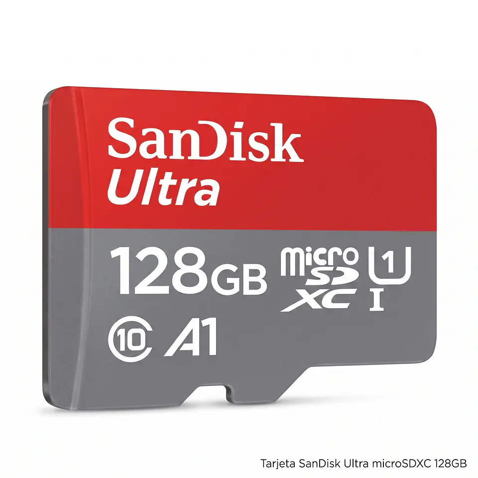 Tarjeta Micro SD 128GB UHS-I A1 para cámaras y dispositivos 8