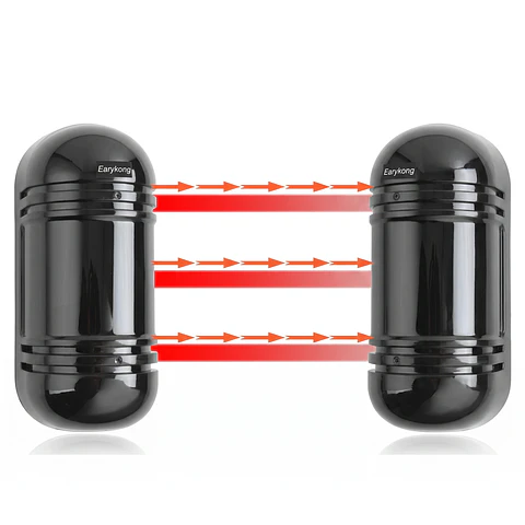 Detector de haz infrarrojo para exteriores