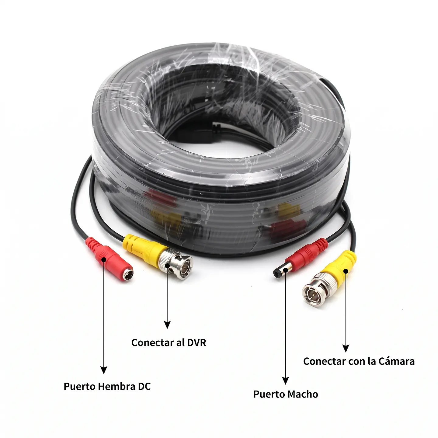 Cable BNC 10M para cámaras CCTV y DVR 2