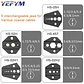 Alicate Crimpeador Hexagonal para Cable Coaxial y Conectores RF N, BNC, TNC, SMA y UHF - Miniatura 6