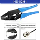 Alicate Crimpeador Hexagonal para Cable Coaxial y Conectores RF N, BNC, TNC, SMA y UHF - Miniatura 10
