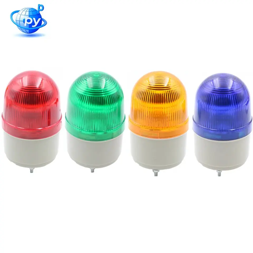 Baliza LED de Advertencia 12V con Buzzer para Salida de Vehículos 1