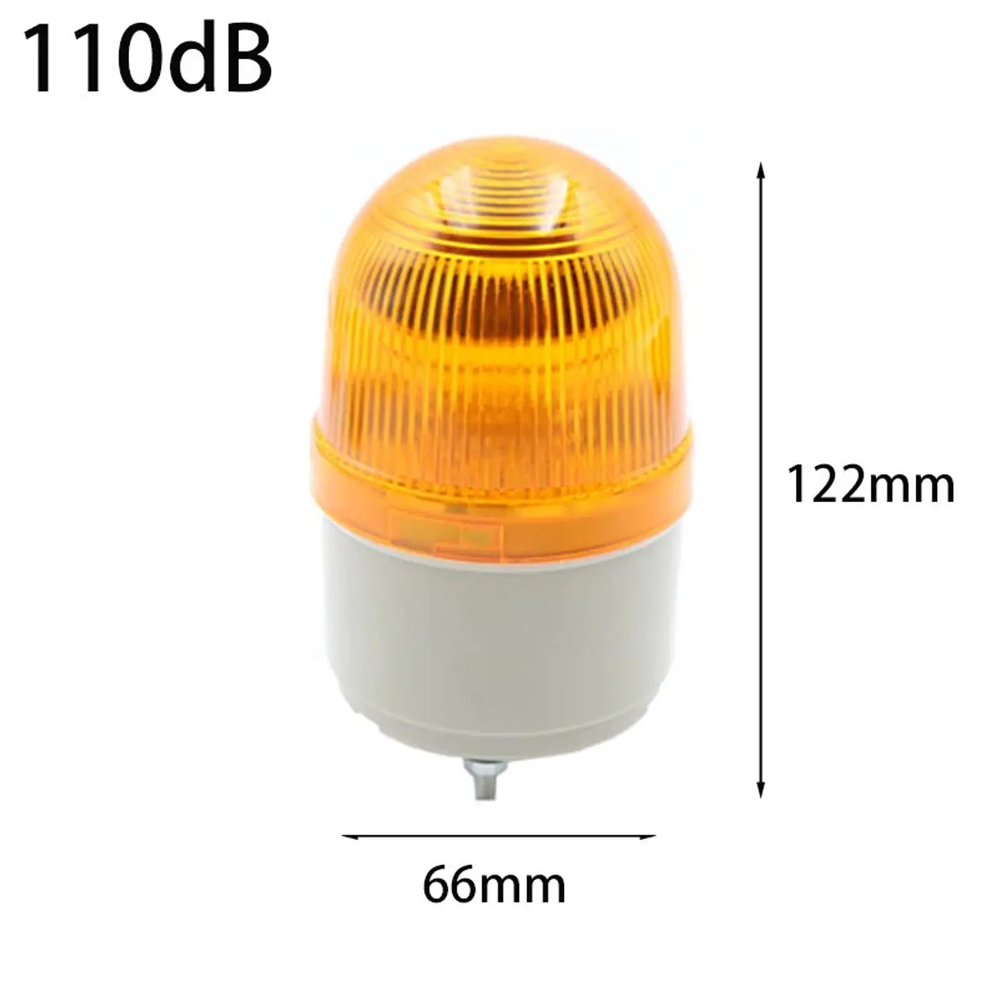 Baliza LED de Advertencia 12V con Buzzer para Salida de Vehículos 6