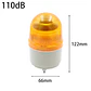 Baliza LED de Advertencia 12V con Buzzer para Salida de Vehículos - Miniatura 6